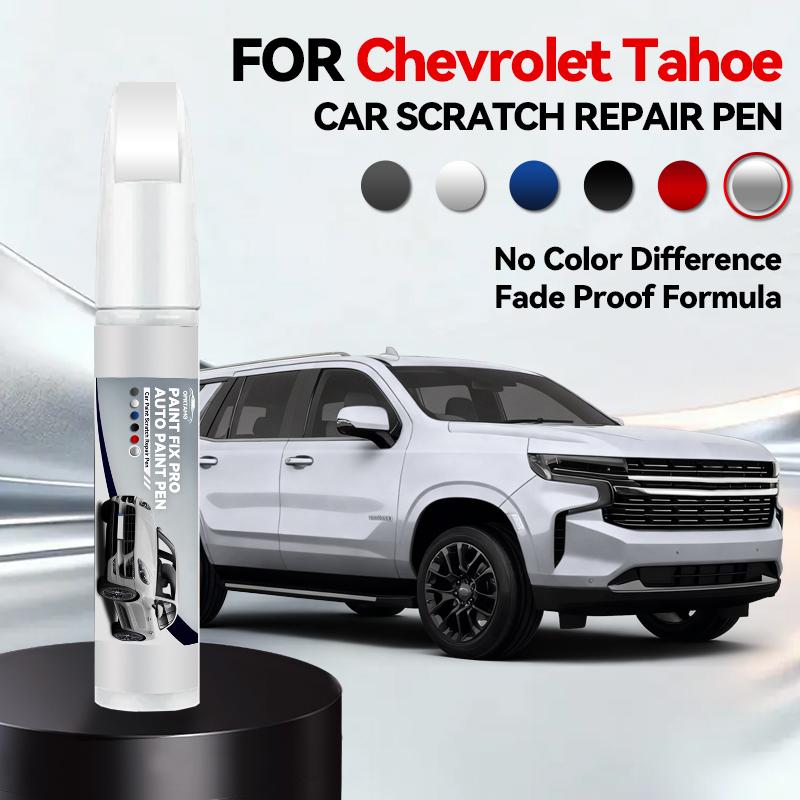 

For Chevrolet Tahoe Car Paint Repair Pen Touch Up Scratch Remover DIY Auto Accessories Green Red Gray Blue White Aegis Black срібний