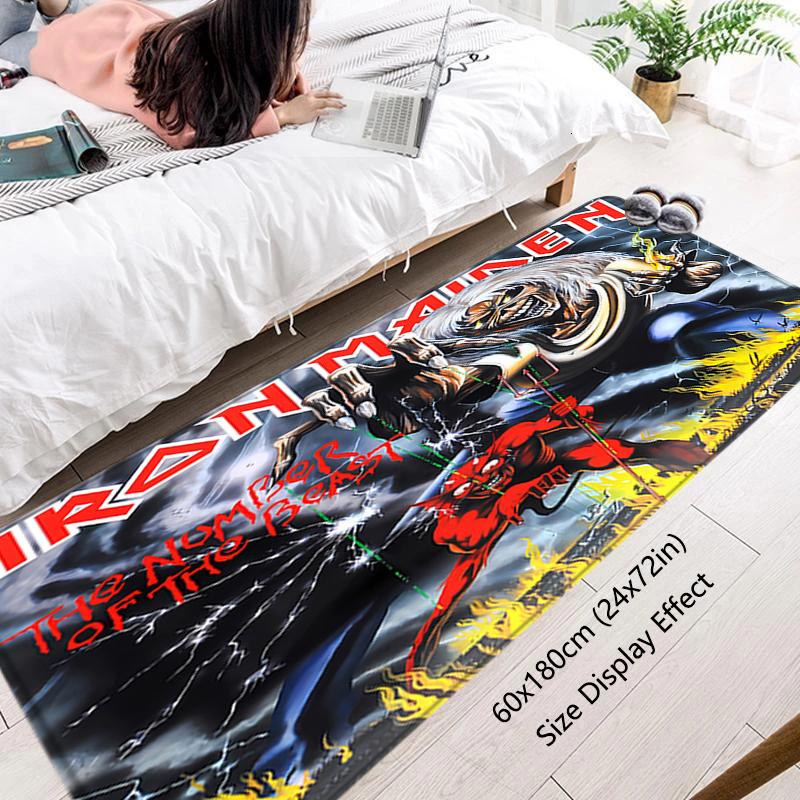 Corridor Doormat Heavy Rocks Metals Band Rugs Interior Foot Carpets Entrance Floor Mats Non-slip Yoga Rug Home Decor Prayer Mat