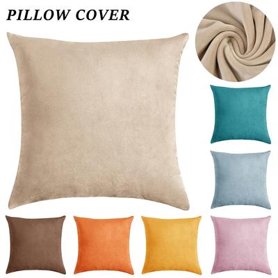 Super Soft Velvet Pillow Cover Stretch Throw Pillowcase for Sofa Bed Decoration Backrest Cushion Cover Home Decor 1pc Squard