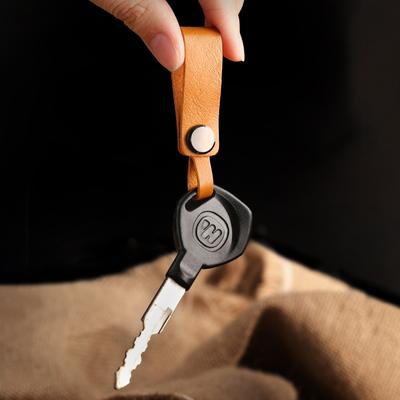 Echter Leder Autoschlüsselanhänger erste Schicht Rindsleder High-End kreativer Anhänger einfaches grenzüberschreitendes Bestseller Autozubehör