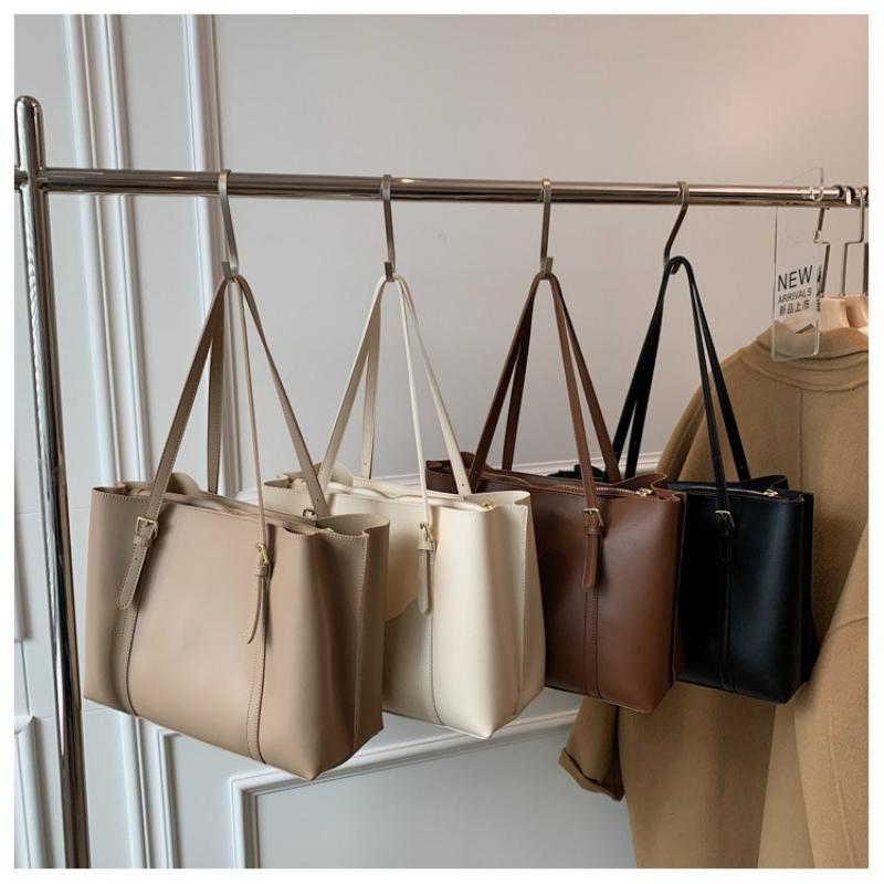 High-end, Large-capacity Women's Shoulder Bag, New Retro Style, Versatile for Commuting, Large-capacity Tote Bag
