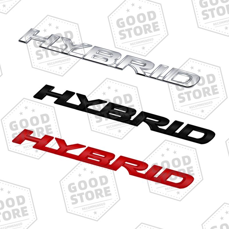 Metal Car Body HYBRID Badge 3D Rear Letter Emblem Trunk Sticker For Lexus RX350 NX200 RX450H RX450 ES300 IS300 LX470 LX570