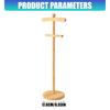 Wooden Baby Clothing Rack 2-Pack, Freestanding Hanging Stations, Baby Shower Centerpiece, Display Stand Hanger for Coat, Dresses, Uniforms, Hats, and