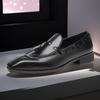 British Loafer Doudou Shoes Business Casual Breathable Leather Shoes Men's Young Tassel Small Leather Shoes Factory
