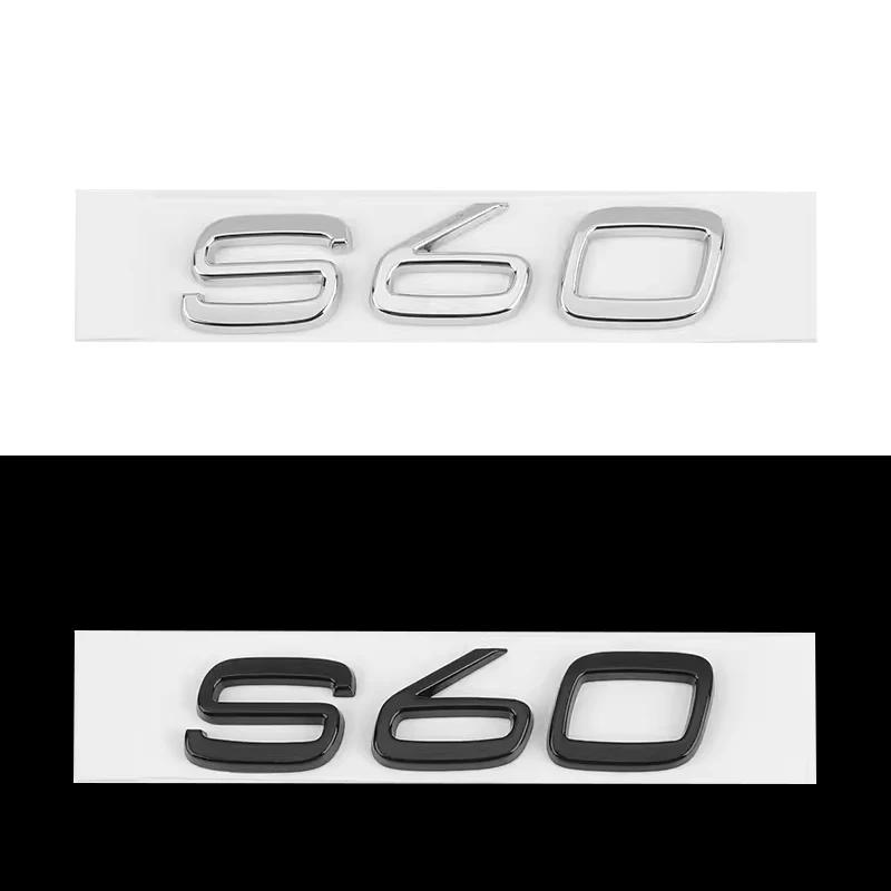Car Audio Decorate 3D Aluminum Badge Emblem Stickers For VOLVO XC90 XC60 V40 V60 S60L Rear Logo Volvo Logo T4 T5 T6 B3 B4 B5 B6