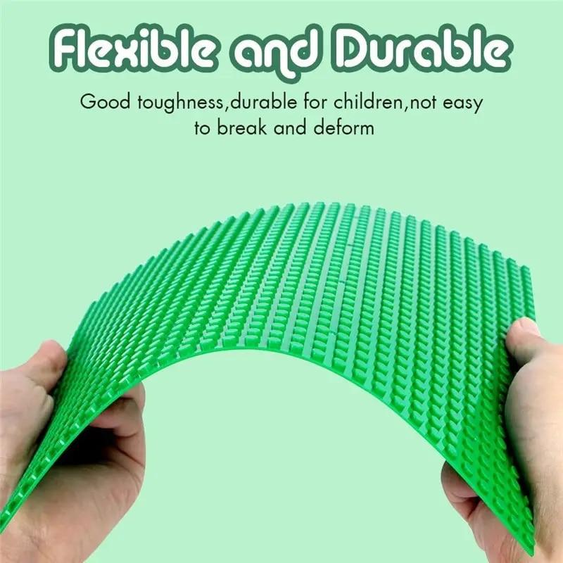 Non-Toxic Classic Baseplate 32*32 16X32 16X16 Dots Building Blocks Bricks Base Plates Diy Plastic Board Building Blocks Construction Toys