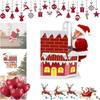 Electric Chimney Climbing Santa Musical Toy, 2023 New Climbing Santa, Hanging Santa Climbing Rope Ladder, Electric Chimney Climbing Santa