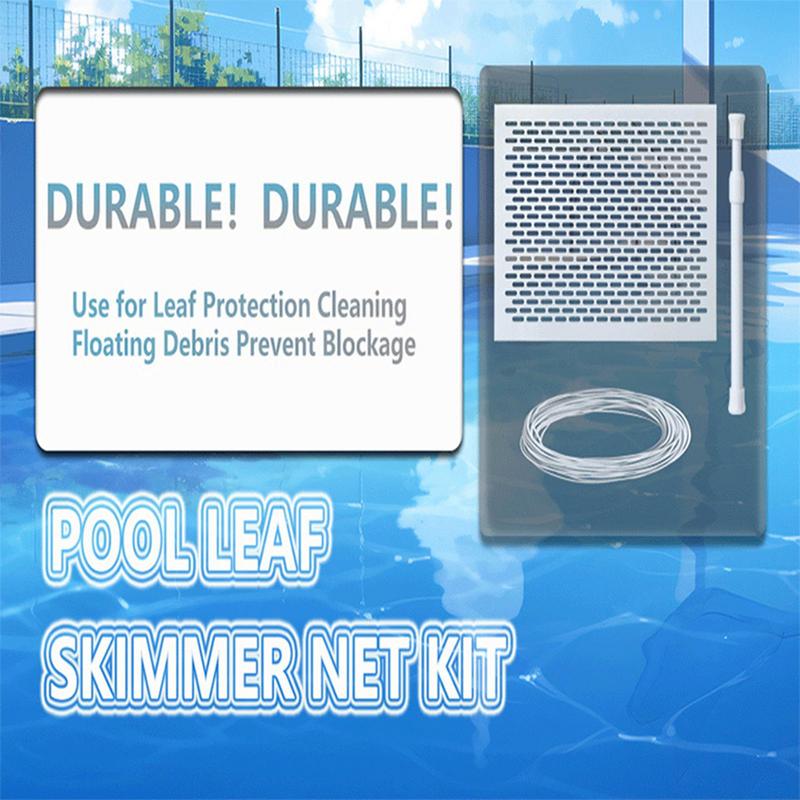 Pool Debris Skimmer Catcher Pool Skimmer Leaf Guard Heavy-Duty Mesh Net Protective Shield Screen For Hot Tub Pond Drainage Ditch
