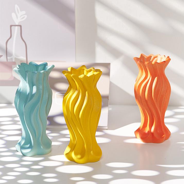 Colorful Art Vase Ceramic Hydroponic Vase Flower Arrangement Home Decor Desktop Ornaments Garden Decoration