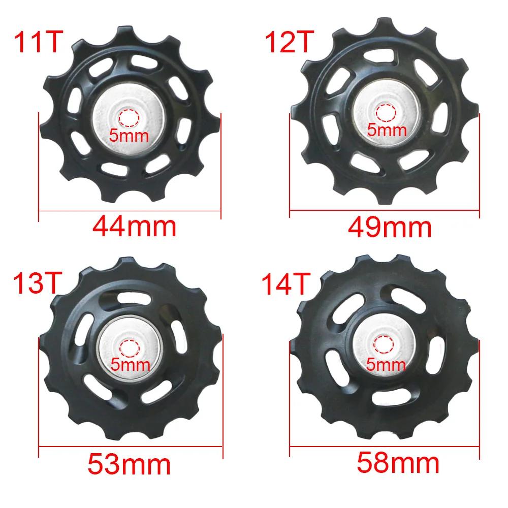 11T 12T 13T 14T Bearing MTB Bicycle Rear Guide Wheel Road Bike Jockey Rear Derailleur Pulley Roller for Shimano Sram Repair Kit