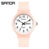 Sanda 6060 Dual Calendar Waterproof Quartz Watch for Casual Outdoor Wear - Men's & Women's Student Wristwatch