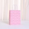 12Pcs Party Supplies Sweet Gift Packing Bag Paper Portable Present Wrap Bag Reusable Thickened Party Favor Bags Celebration