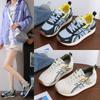 Thick-soled Women's New Breathable Mesh Sports and Leisure Shoes, Light Running for Students