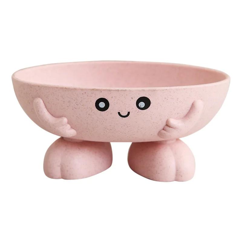 Eco-friendly 1Pcs Soap Box Good Slip-resistant Soap Dish Washroom Supplies Soap Holder Cartoon Style Shape Durable Durable