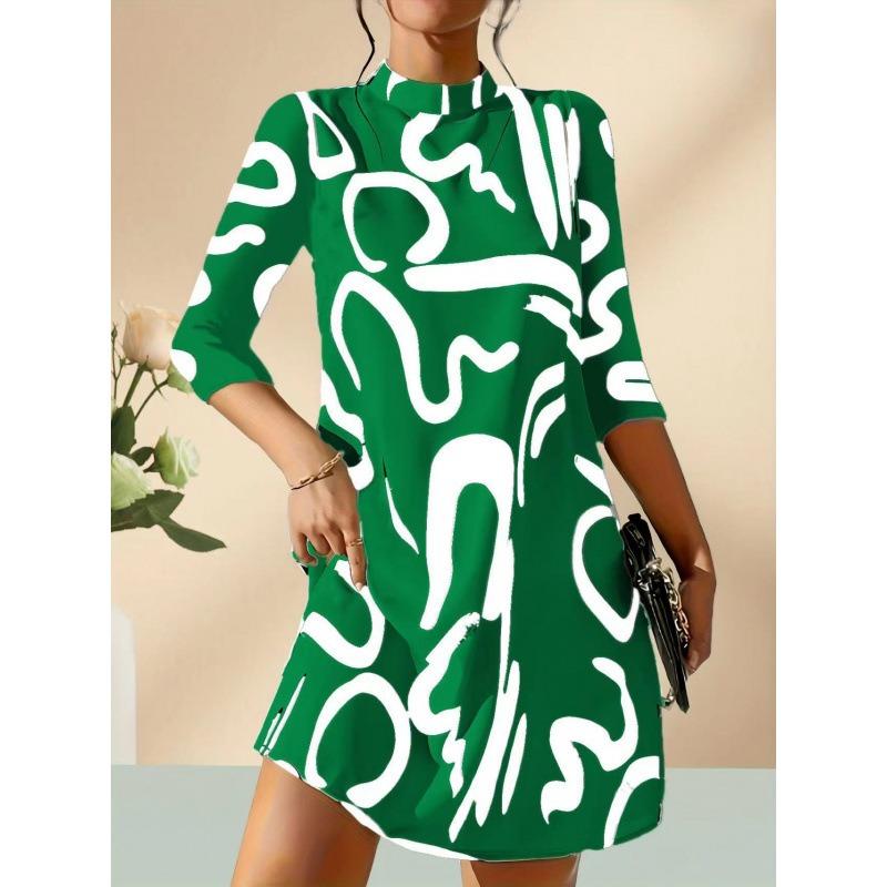 Women's Fashion Summer Spring 1/2 Sleeves Sleeve  Casual Dresses