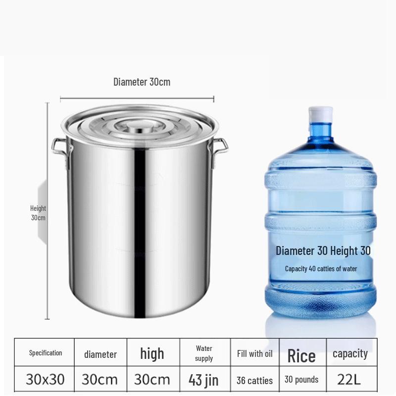 Stainless Steel Induction Soup Pot with Lid