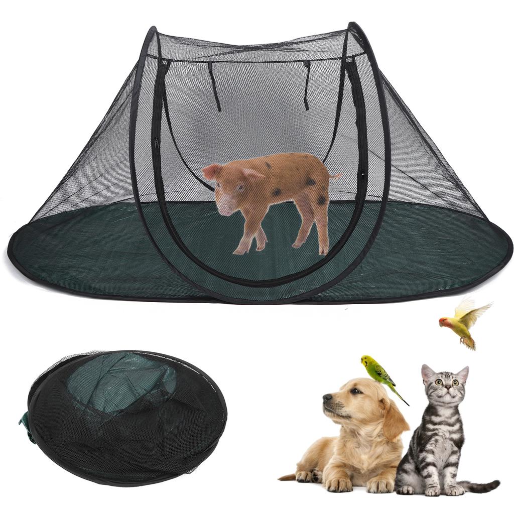 Pet Camping Tent Outdoor Playpens Cage Portable Brthable   Dogs Playpens House
