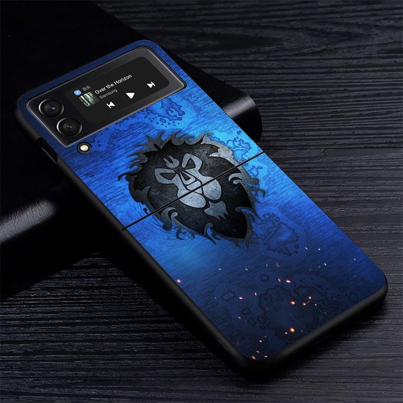 W-World Of W-Warcraft W-Wow Z Flip 7 Phnoe Case For Samsung Z Flip 6 5 4 3 5G Galaxy ZFlip7 ZFlip4 ZFlip5 ZFlip6 ZFlip3 Phone Co