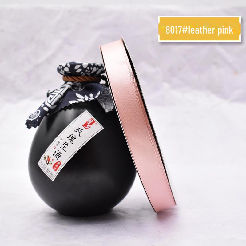 2 см двухсторонняя полиэстеровая лента для тортов, подарков, коробок, цветов - цветная шелковая лента