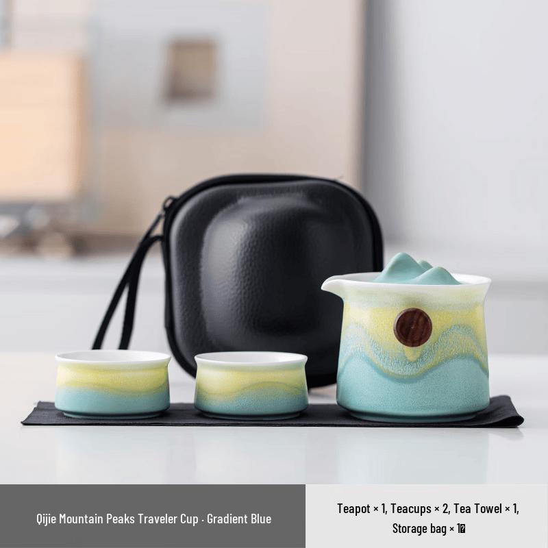 Chaxun Portable Ceramic Travel Tea Set