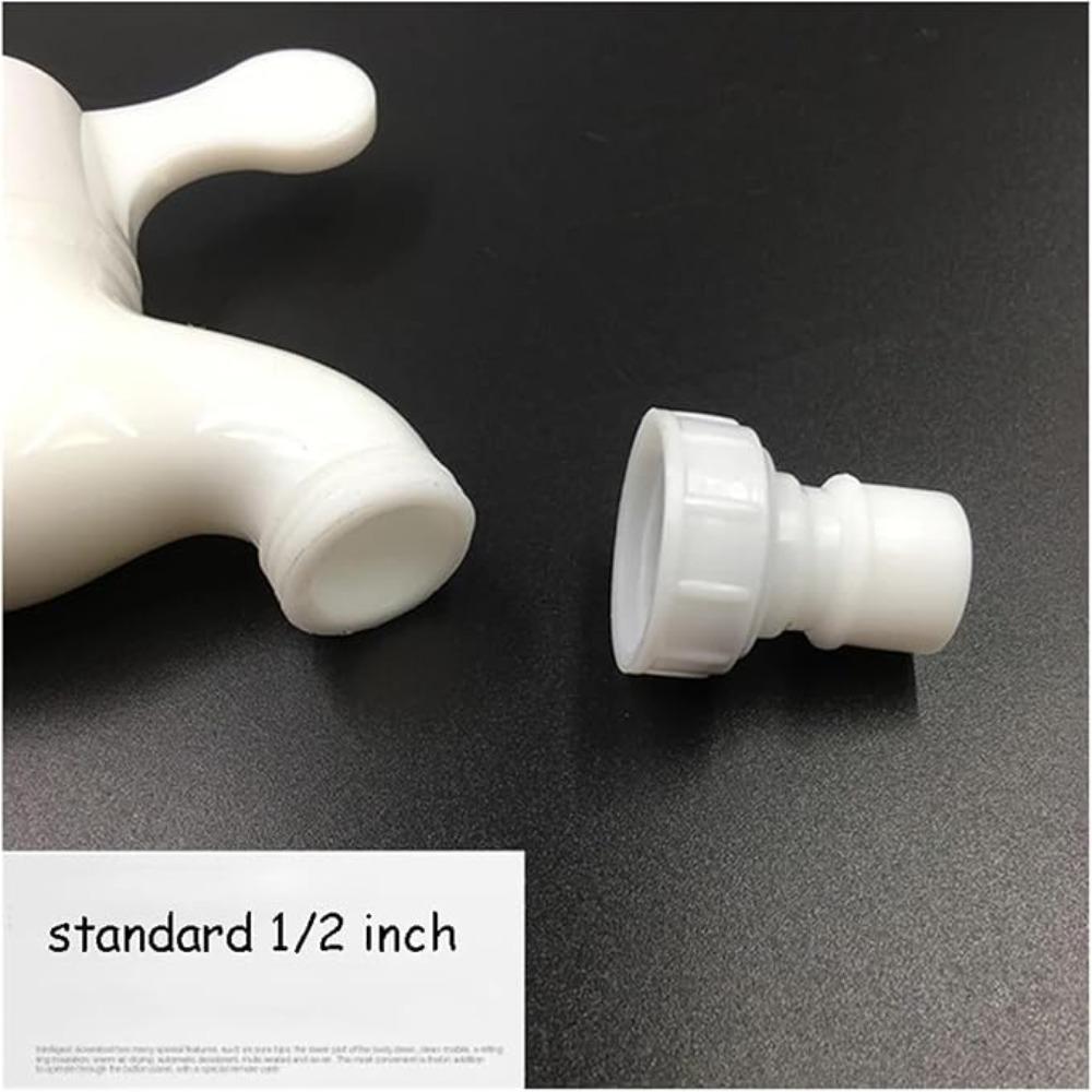 Garden Balcony Water Tap 1/2" Male Thread Wall Mount Washing Machine Faucet Plastic Water Hose Quick Connector