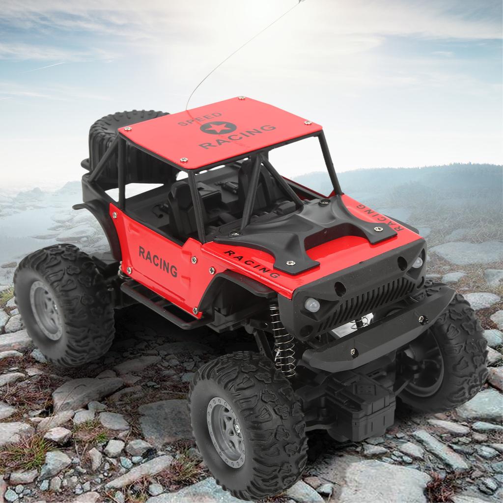 1/18 RC Car Model Toy Remote Control Off Road Car 6086 Stainless Steel with Light