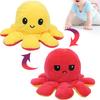 Octopus Plush Doll Reversible Stuffed Double Sided Flip Animal Multicolor Baby Toys