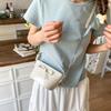 New Sweet and Fashionable Bow Bucket Women's Bag Shoulder Oblique Span Small Bag Simple Trendy Bag