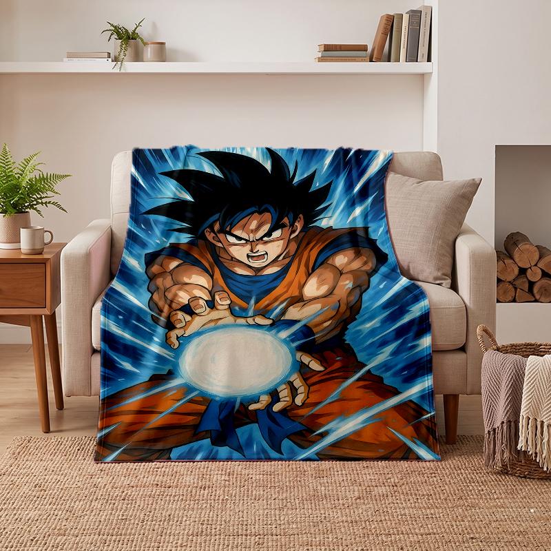 Dragon Ball Soft Warm Flannel Blankets Comfortable Blanket for Home Decoration Gifting