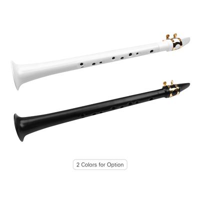Black Pocket Sax Portable Mini Saxophone Key of C Little Plastic Saxophone with Carrying Bag