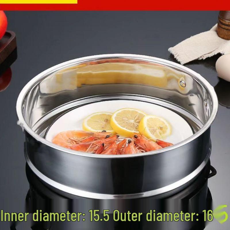 Universal Stainless Steel Steamer Rack & Tray for Electric Hot Pot and Wok