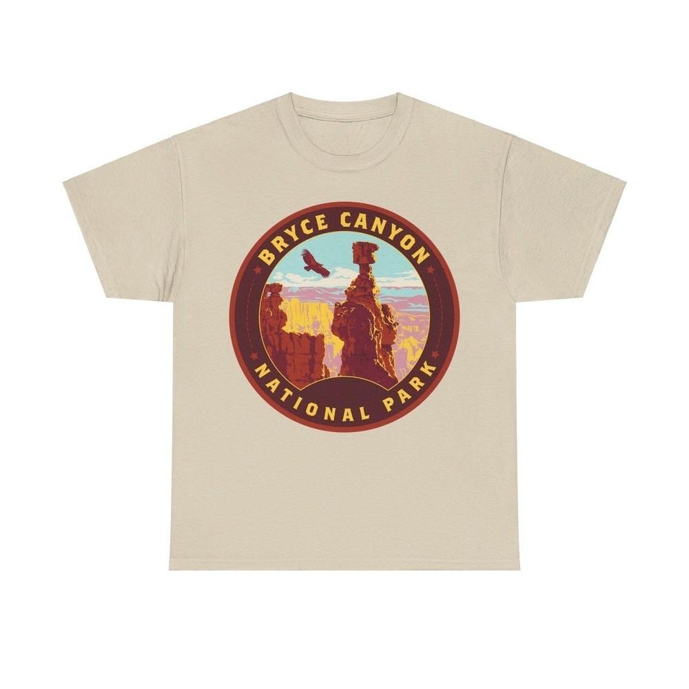 

Bryce Canyon National Park Utah Round Logo T-shirt 4XL