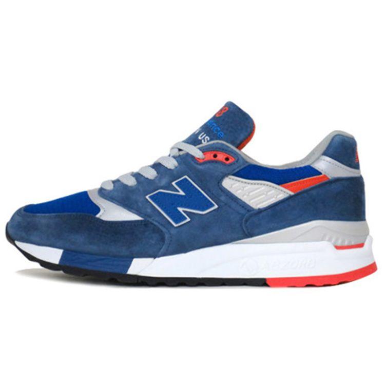 

New Balance 998 Made in USA Rockabilly Pack — темно-синие кроссовки унисекс синий оранжевый белый M998CSAL