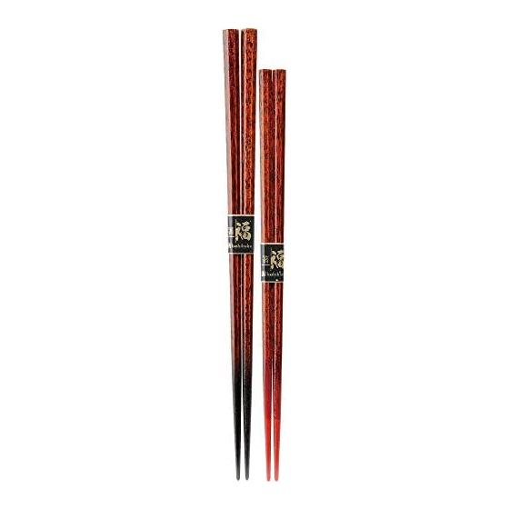 Kawaii "Yamanaka Lacquerware Chopsticks" MR Urushi Saki Kankitsu Black 23cm 101460 Yamanaka Lacquerware Chopsticks Natural Wood Grain for Comfortable
