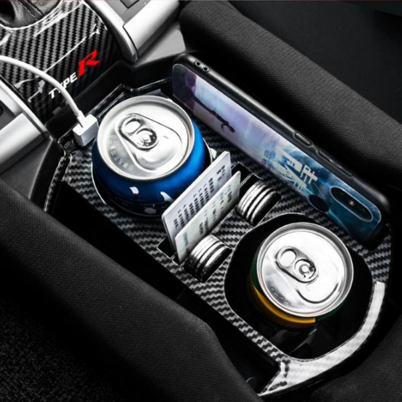 Car USB držák na mobilní telefon Úložná schránka Centrální ovládání Úložná schránka na pohárek Příslušenství pro Honda 10th Civic 2017-2020
