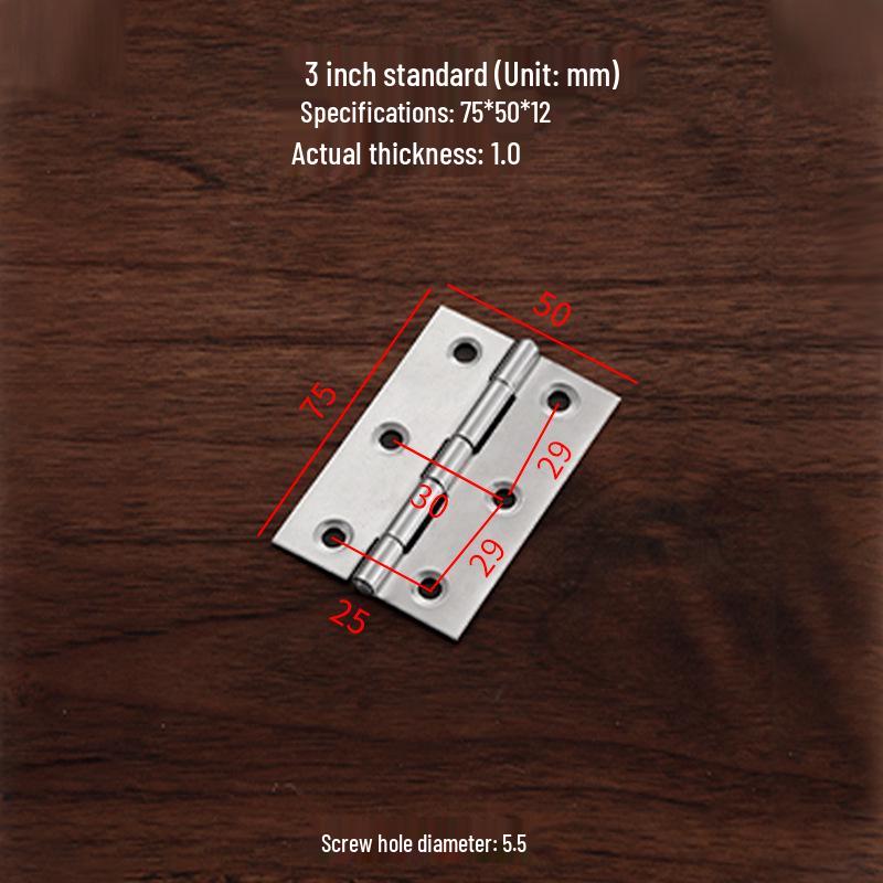 Mini-Scharniere aus Edelstahl für Koffer, Geschenkboxen, Holztüren und Schränke