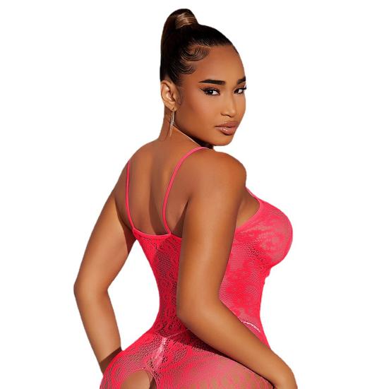 Delicate Sleeping Bodysuit Fishnet Stockings Style Bodycon