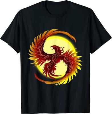 Koszulka unisex Phoenix Legendary Fire Bird Mythical Animal Premium