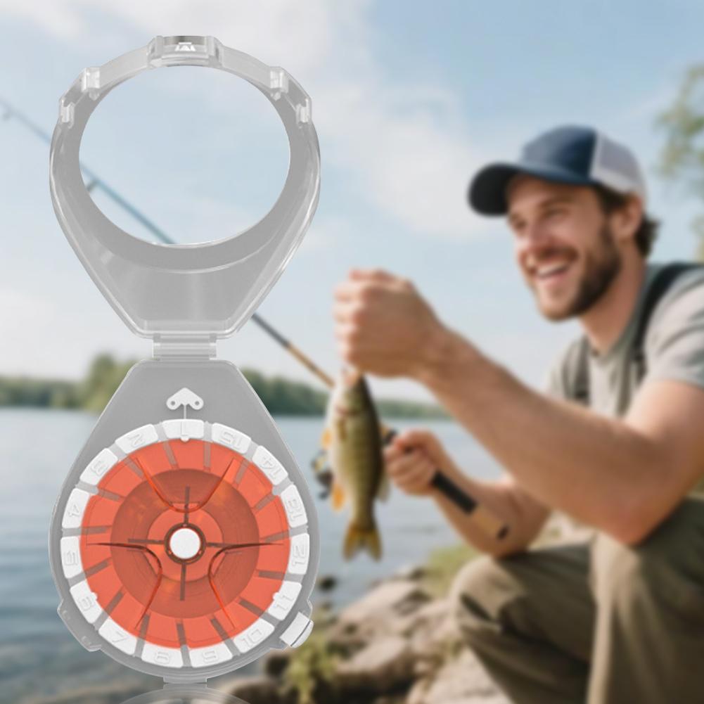 Fishing Main Coil Winding Tool Multifunctional Fishing Line Storage Box with Anti-Reversal Device Fishing Accessories