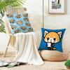 Feisty AAggretsukoS Cushion Cover Breathable and skinfriendly linen pillowcase square removable and washable cushion