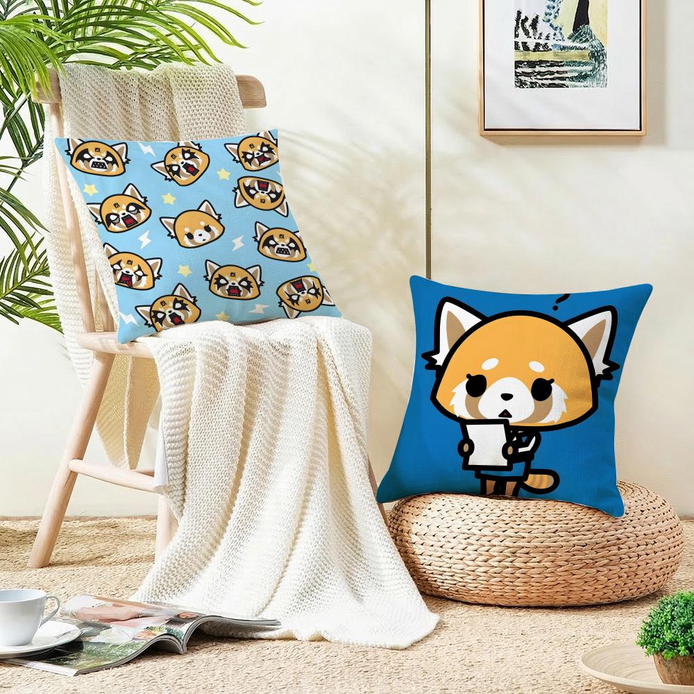 Feisty AAggretsukoS Cushion Cover Breathable and skinfriendly linen pillowcase square removable and washable cushion