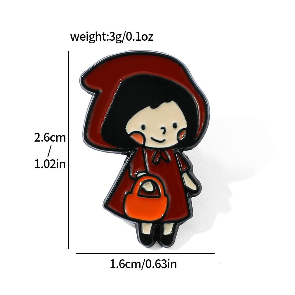 Креативная личность Европейские и американские кино и телеперсонажи Металлическая значок Пиноккио Белоснежка брошь
