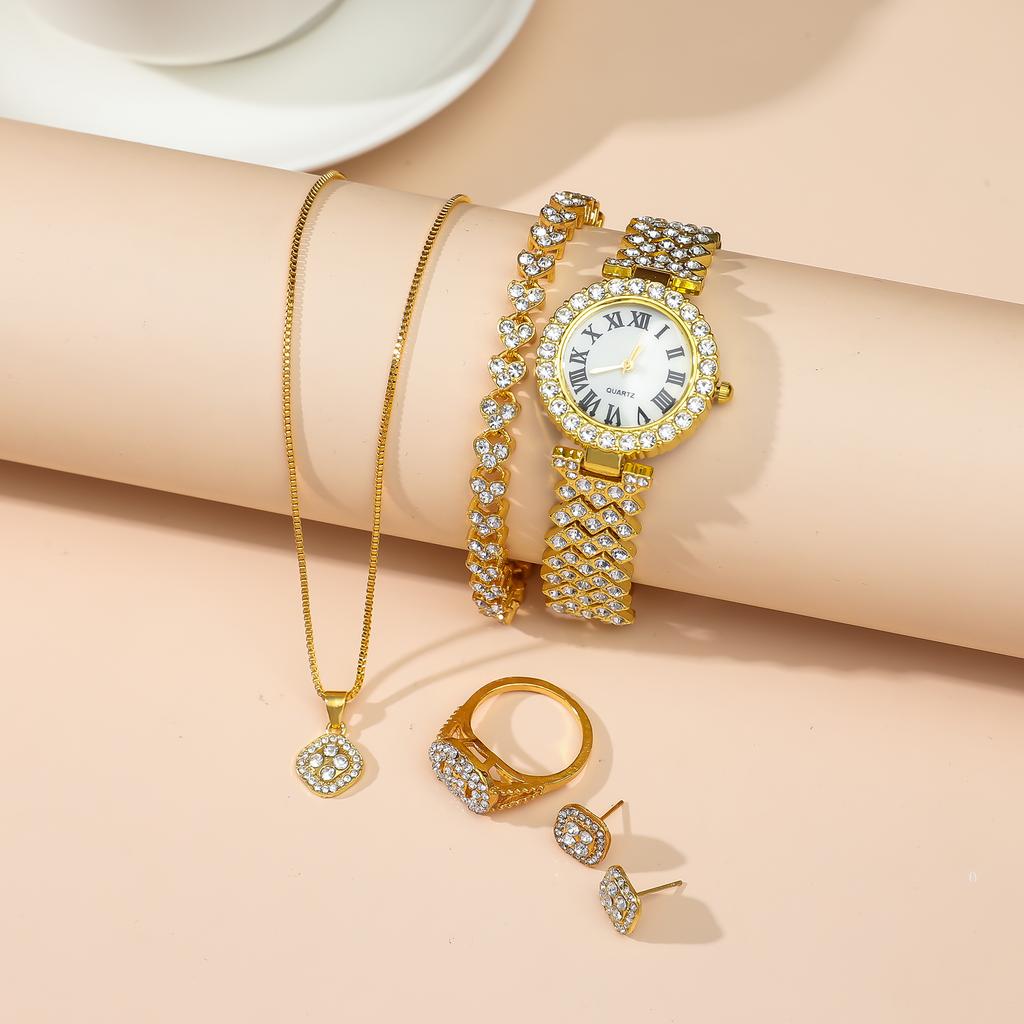 Cross-border bestseller A58 Plus smartwatch for women; small waist set with diamond inlay; step counter sports wristband.