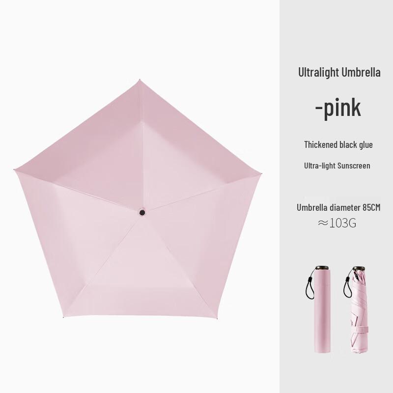 Lilang Ultralight Tri-Fold Portable Sun & Rain Umbrella