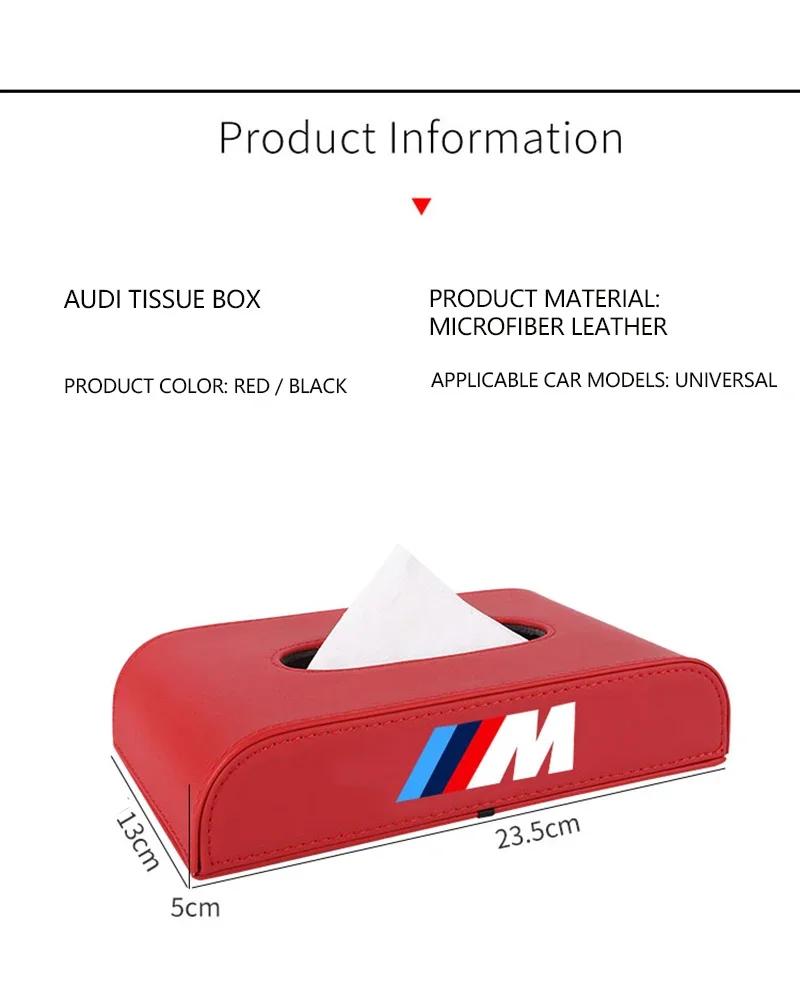 For BMW New Fashion Car-Styling Quality PU Car Tissue Box Type Pendant Tissue Box For Bmw X1 X3 X5 X6 Z4 F10 F20 F30 E36 E39 E46