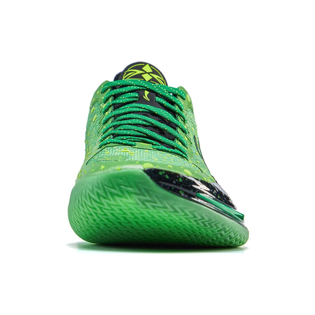New LINING Blade 4V2 Basketball Shoes Men Low Top Grass Green/Scallion Green ABAU059-2