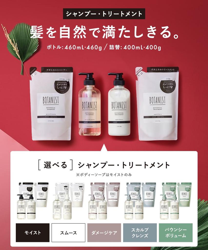 Lucky BOTANIST Lucky Bag Shampoo Treatment Body Soap 6 Piece Set Damage Care [2025 Bag] [Web Only]