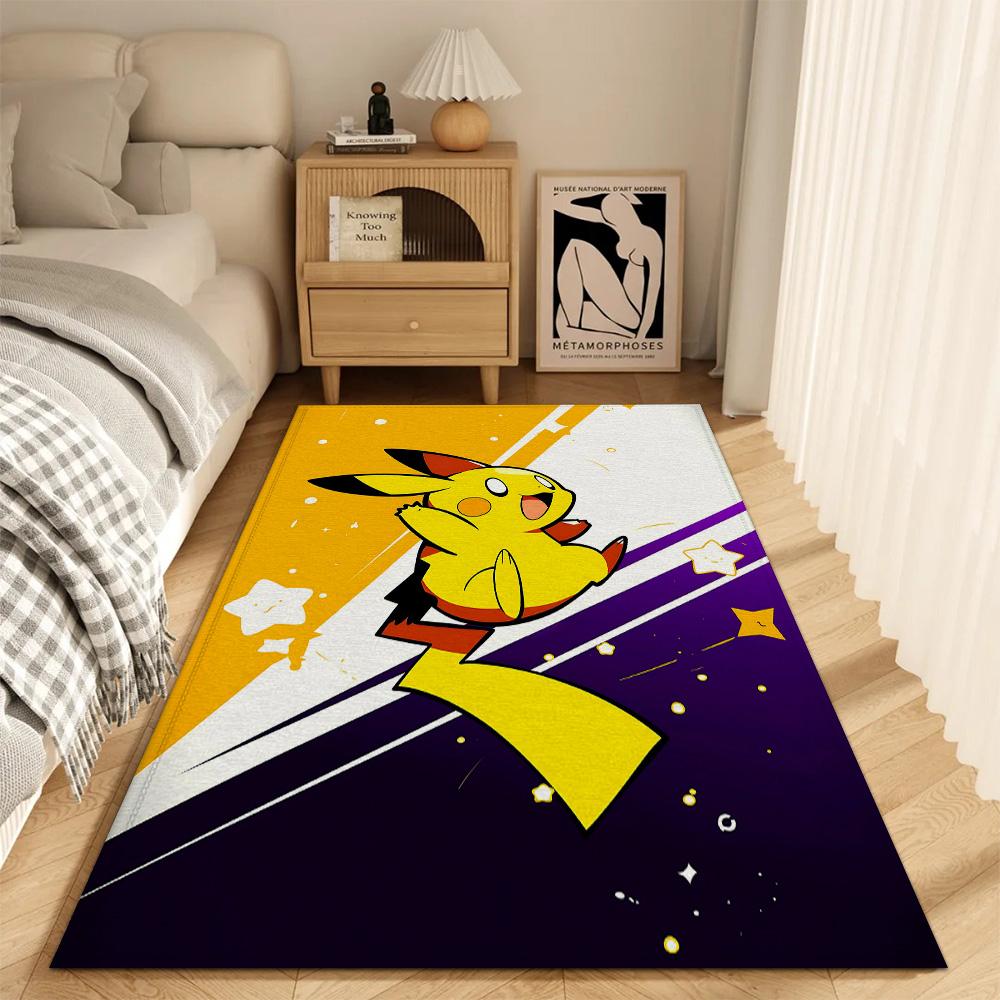 Fashion Entrance Mat Kitchen Carpet Living Room Rugs Decoration P-pikachu Super Absorbent Bathroom Rug Floor Mats Balcony Door