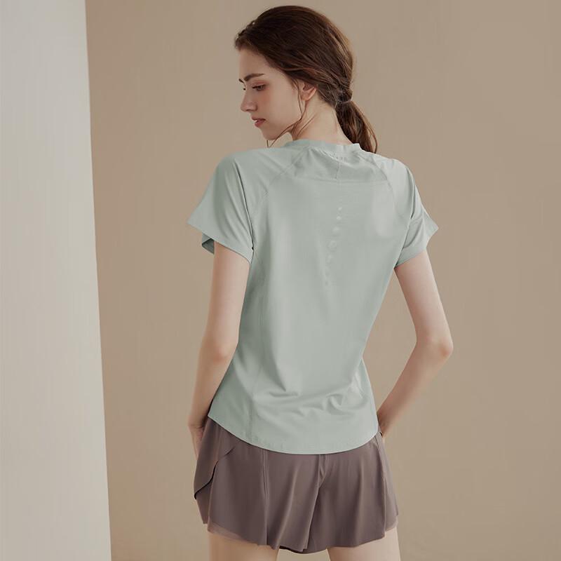 WEZHO Women s Breathable Slim Fit Sports Yoga T-Shirt