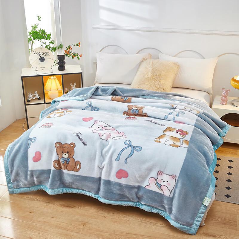 

LISM Double-Layer Raschel Flannel Blanket